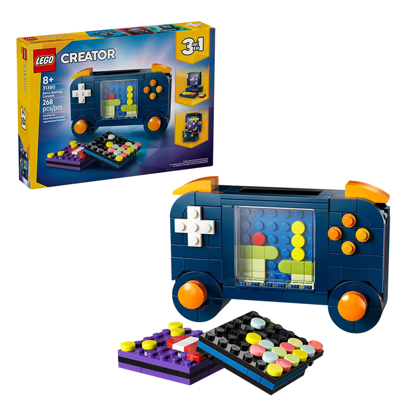 Retro Gaming Gif - LEGO Creator 3in1 ตัวต่อ LG-31380 ชุดตัวต่อเกมคอนโซลย้อนยุค