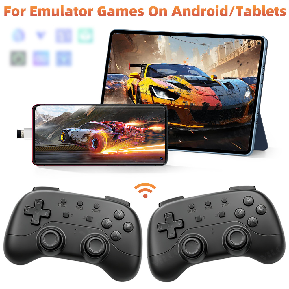 Retro Gaming Emulator Pc - VILCORN คอนโทรลเลอร์ไร้สาย 2.4G สำหรับพีซี/แอนดรอยด์ – ปลั๊กแอนด์เพลย์