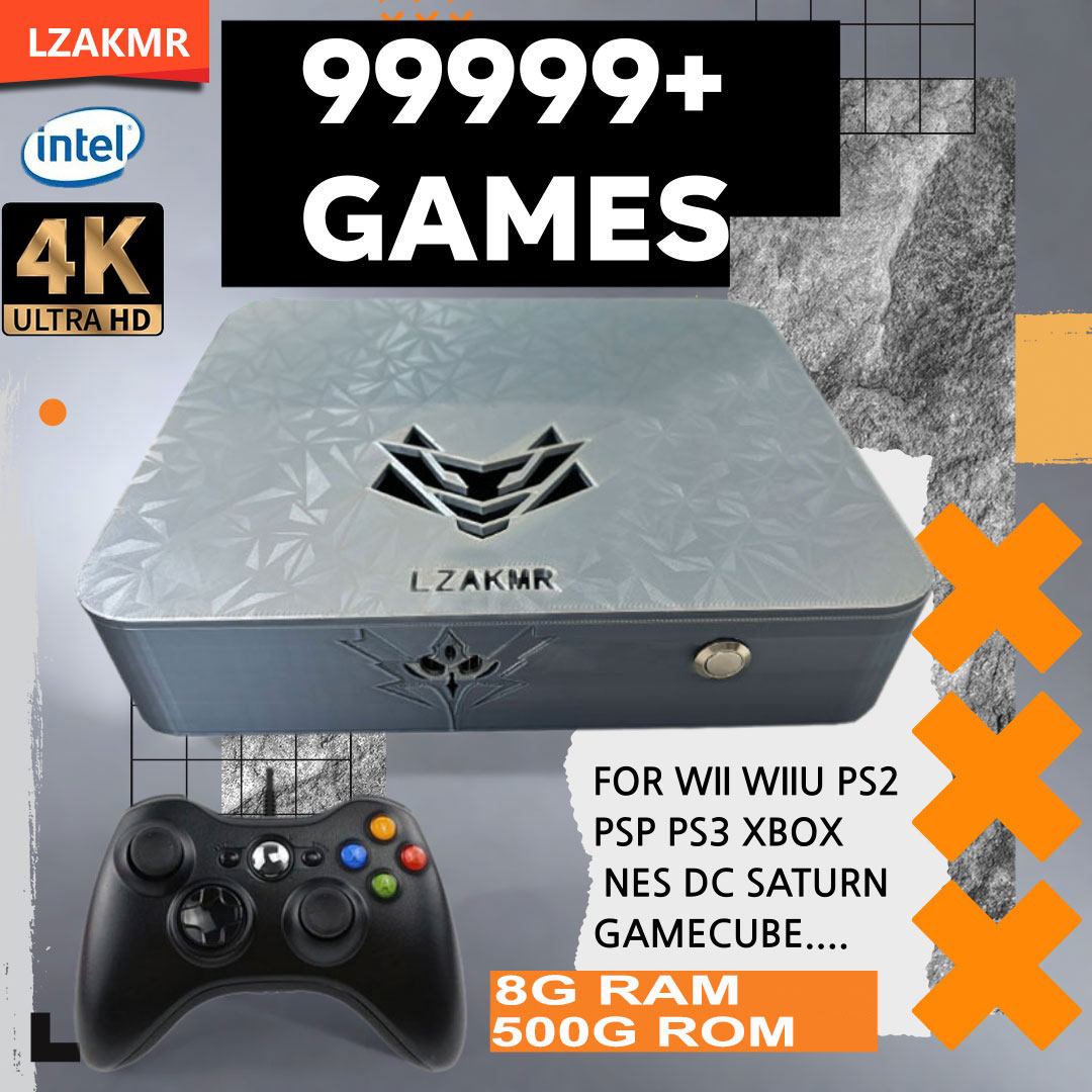 Retro Gaming Mini Pc - กล่องเกมระบบคู่ AK1 Pro 70000+ เกม แรม