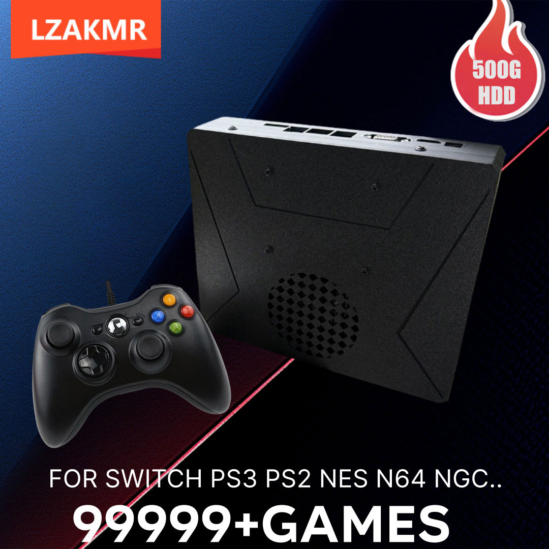 Retro Gaming Mini Pc - LZAKMR S1 เรโทรเกมคอนโซล ดูอัล ซิสเต็ม วินโดว์