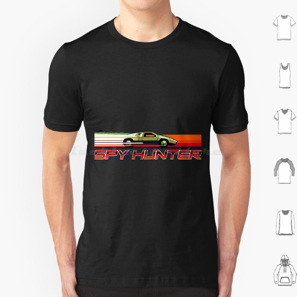 Retro Gaming Arcade Console - เสื้อยืดเกม Mod.5 Arcade Hunter ไซส์ใหญ่ ผ้าฝ้าย