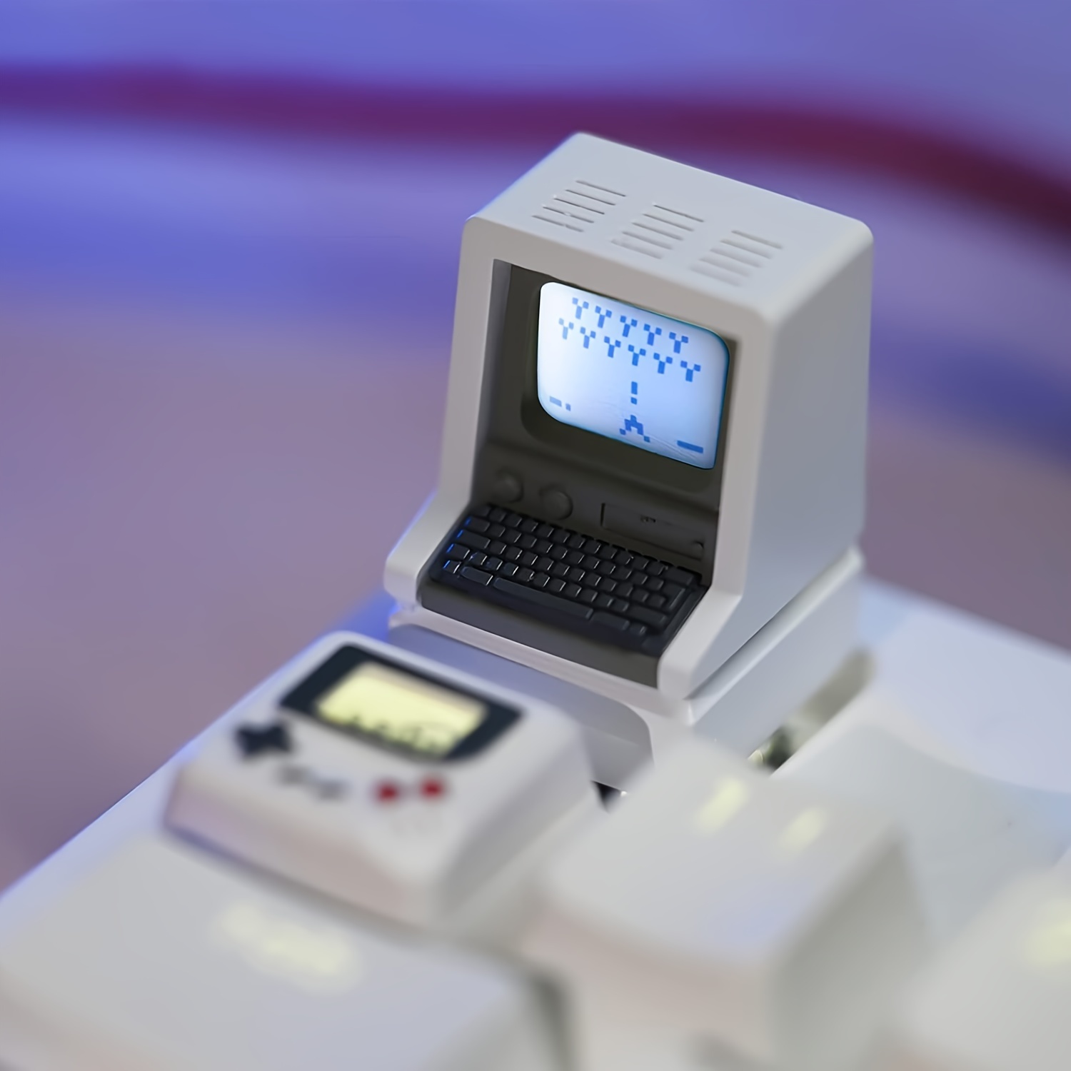 Retro Gaming Mac - คีย์แคปสไตล์เรโทรที่ได้รับแรงบันดาลใจจาก Mac ผลิตจากวัสดุ ABS แบบ Double-Shot