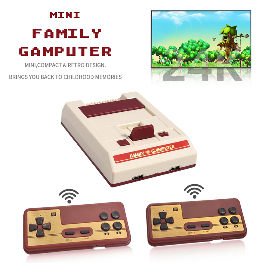 Retro Gaming Emulator - ใหม่เกม4K HD Stick MINI TV คอนโซลเกมมือถือไร้สายปลั๊กแอนด์เพลย์ย้อนยุคคลาสสิกของขวัญเกมแพด