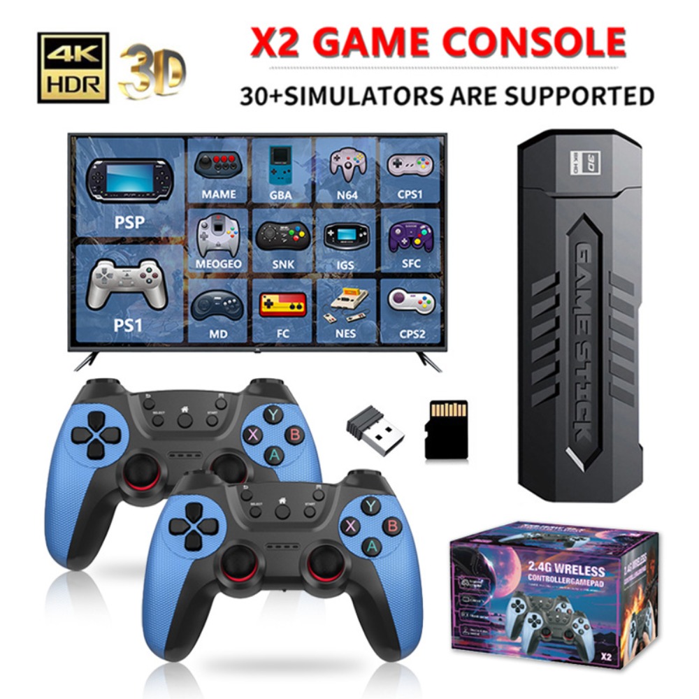 Retro Gaming X2 - X2 Retro Game Stick 4K วิดีโอเกมคอนโซล