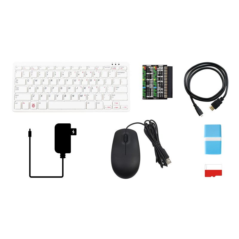 Retro Gaming Mini Pc - Raspberry Pi 400 คอมพิวเตอร์ออลอินวันพร้อมคีย์บอร์ด 1.8GHz Quad-Core