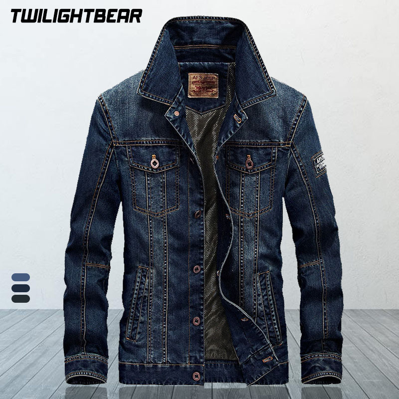 Retro Gaming Jacket - คุณภาพสูงเสื้อแจ็คเก็ตยีนส์ผู้ชาย 5XL เสื้อคลุมโอเวอร์ไซส์ฤดูใบไม้ผลิฤดูใบไม้ร่วงย้อนยุคแจ็คเก็ตคาวบอยผู้ชายเสื้อผ้าเสื้อคลุมลำลอง
