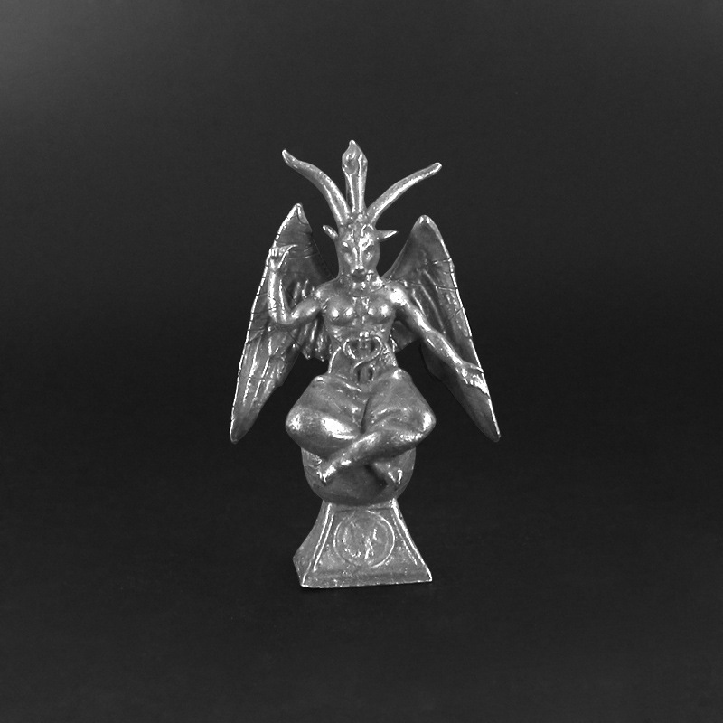 Retro Gaming Gif - Retro รูปปั้นแพะทองแดง Mini Figurine ซาตานปีศาจชุดโต๊ะตกแต่งห้องเกมหมากรุกชิ้น Miniatures