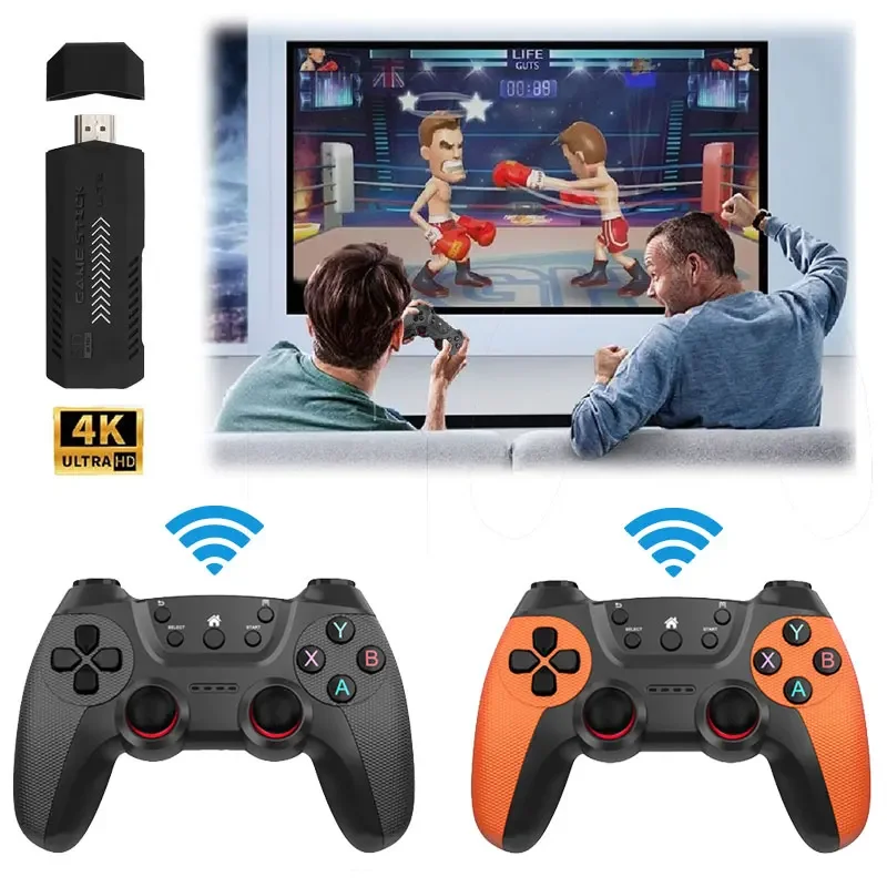 Retro Gaming X2 - ใหม่ X2 อัลตร้าเกมสติ๊ก 4K 64GB/128GB 30000