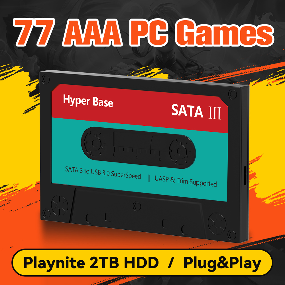 ฮาร์ดดิสก์เกมมิ่ง Playnite 2TB - Retro Gaming Emulator Pc บทวิจารณ์และราคา