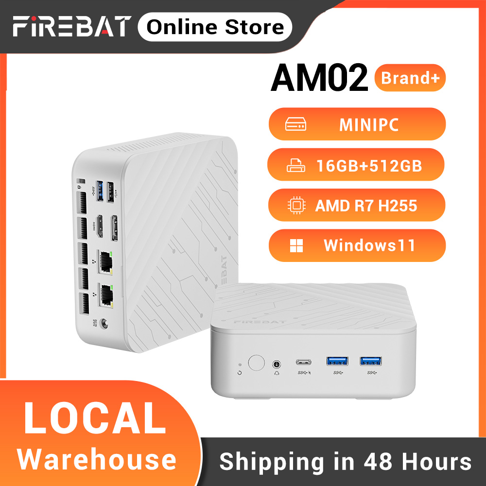 FIREBAT AM02 มินิพีซี AMD Ryze - Retro Gaming Mini Pc บทวิจารณ์และราคา