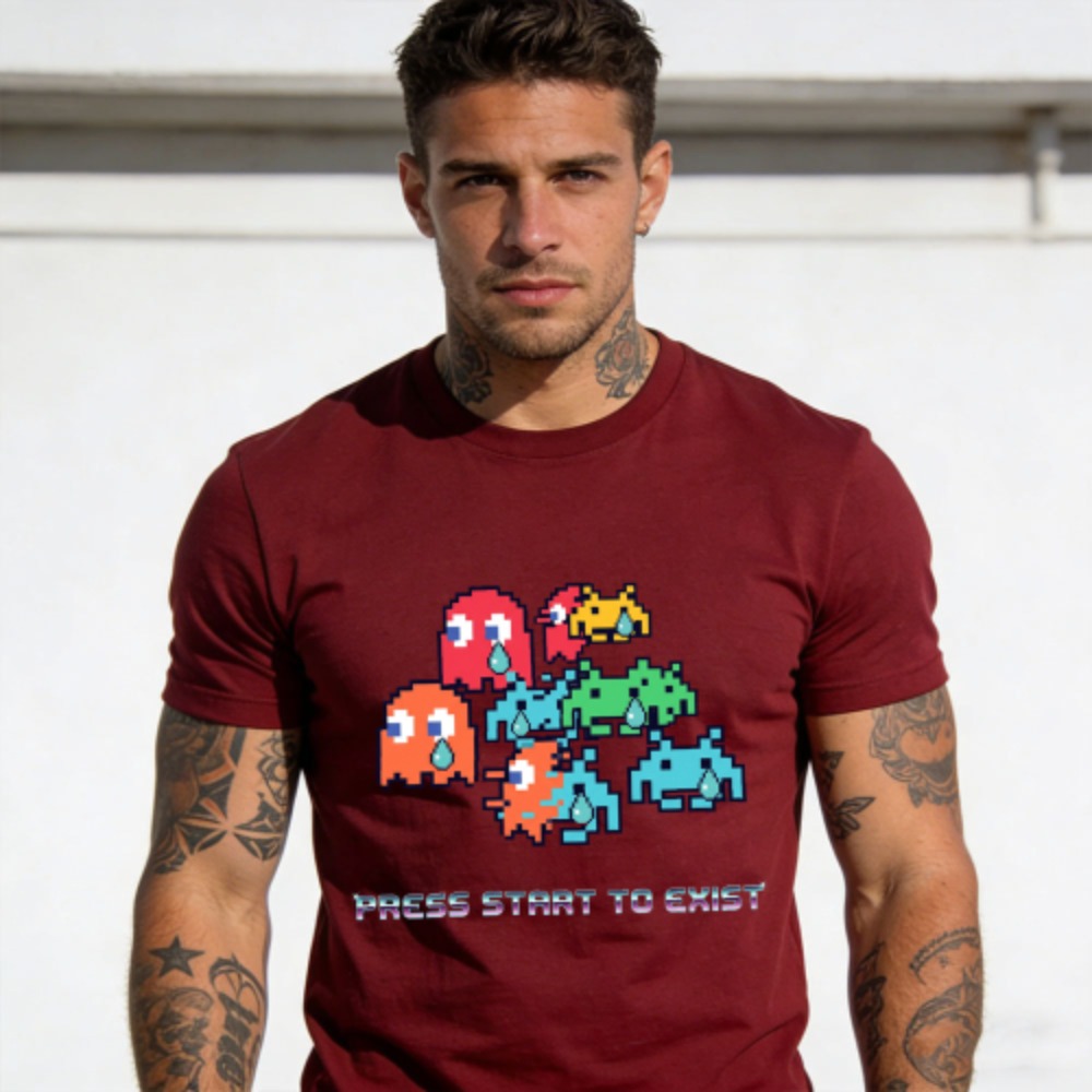 กดสตาร์ทเพื่อเริ่มต้นการเล่น เ - Retro Gaming Meme บทวิจารณ์และราคา