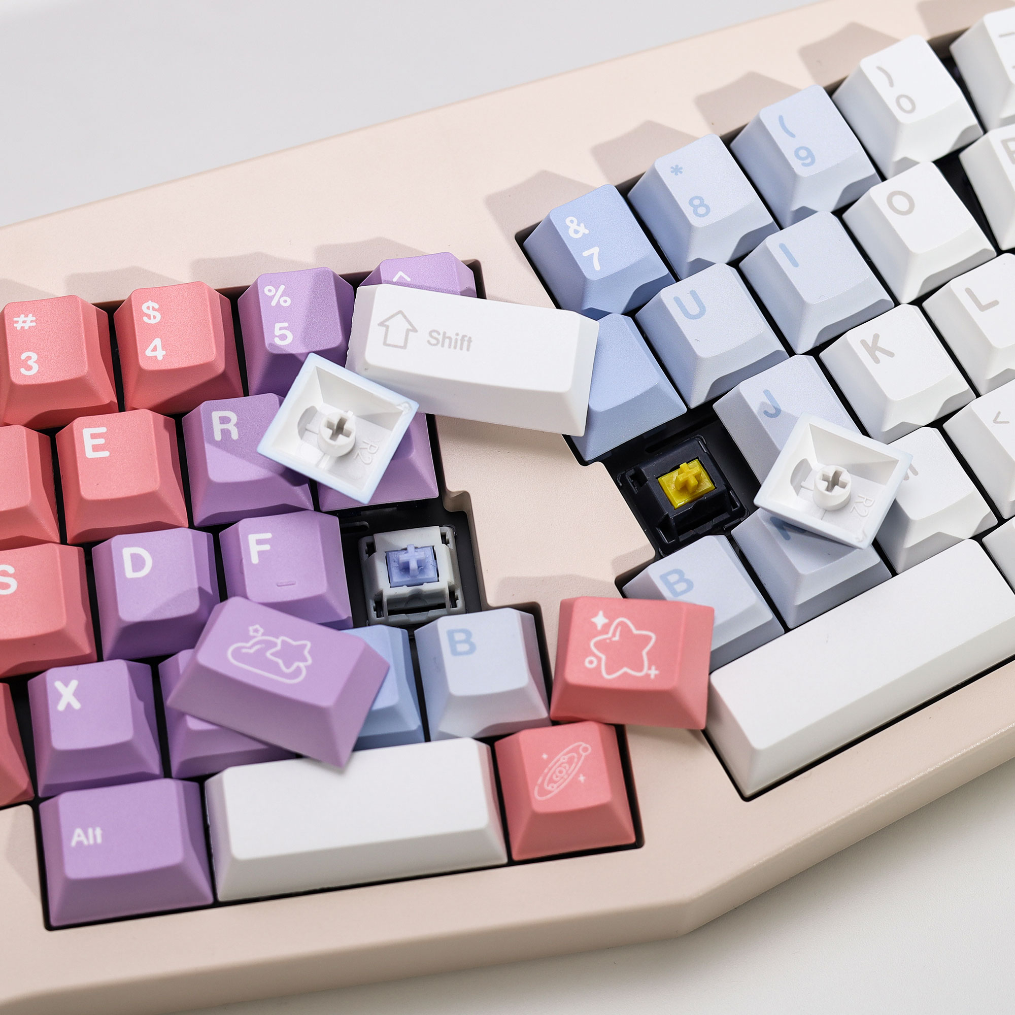 คีย์แคปธีม KBDiy Dreamscape แบ - Retro Gaming Keycaps บทวิจารณ์และราคา
