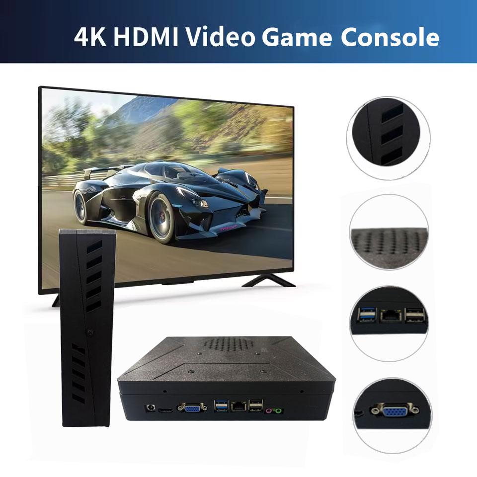 LZAKMR S1 เรโทรเกมคอนโซล ดูอัล - Retro Gaming Mini Pc บทวิจารณ์และราคา