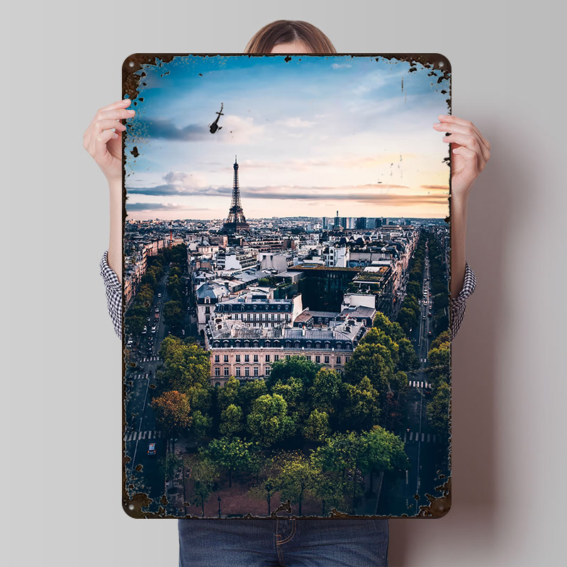 ป้ายโลหะวินเทจแบบกำหนดเองลายปา - Retro Gaming Paris บทวิจารณ์และราคา