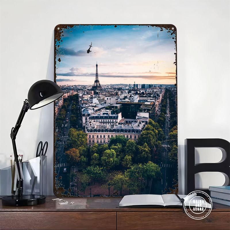 ป้ายโลหะวินเทจแบบกำหนดเองลายปา - Retro Gaming Paris บทวิจารณ์และราคา