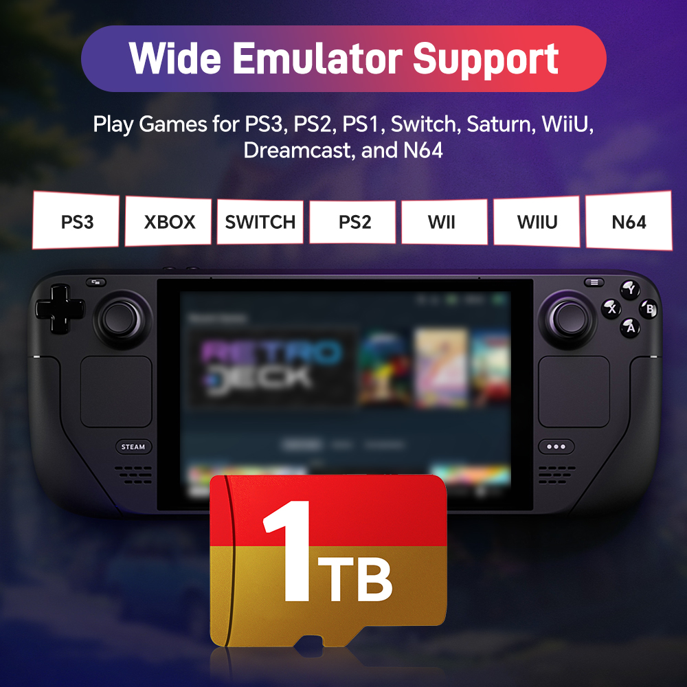 การ์ดไมโครเอสดีสำหรับ Steam De - Retro Gaming Emulator Pc บทวิจารณ์และราคา