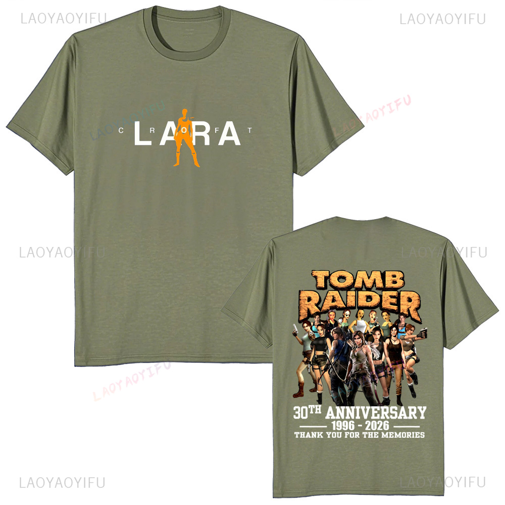 เสื้อยืดวินเทจทอมบ์ไรเดอร์ฉลอง - Retro Gaming Gifts บทวิจารณ์และราคา