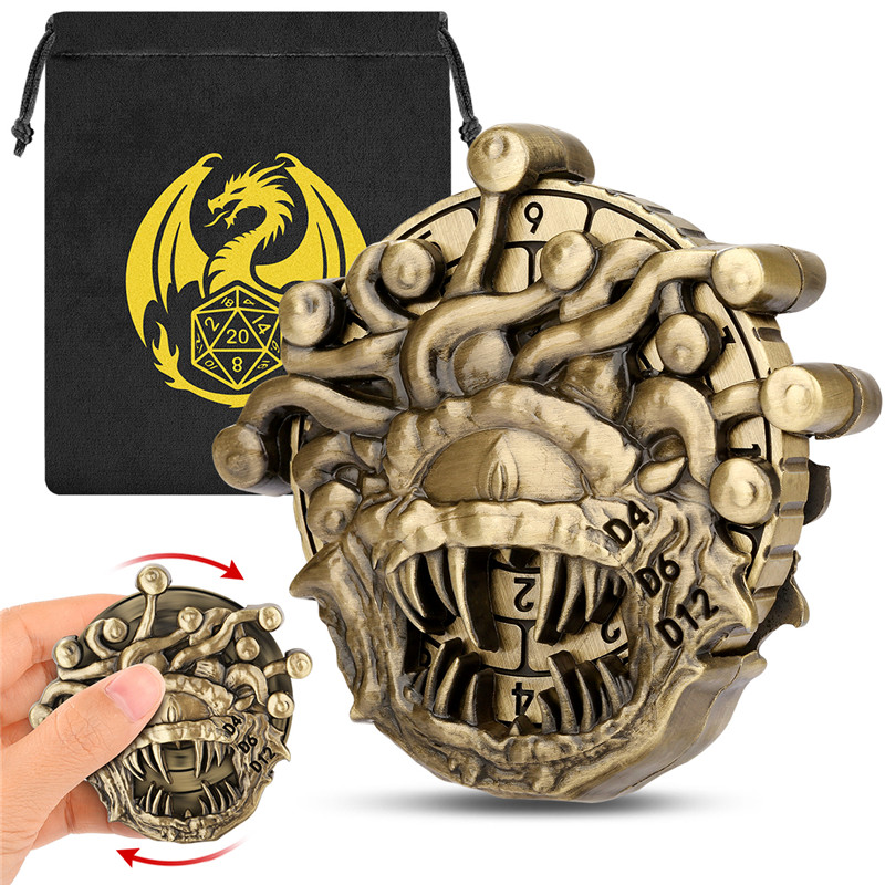 ลูกเต๋าโลหะทรง Retro Beholder  - Retro Gaming Gifts บทวิจารณ์และราคา