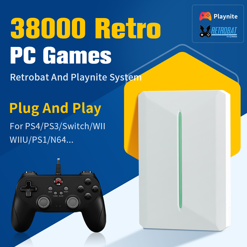 ฮาร์ดไดรฟ์เกมแบบพกพา 500GB สำห - Retro Gaming Emulator Pc บทวิจารณ์และราคา