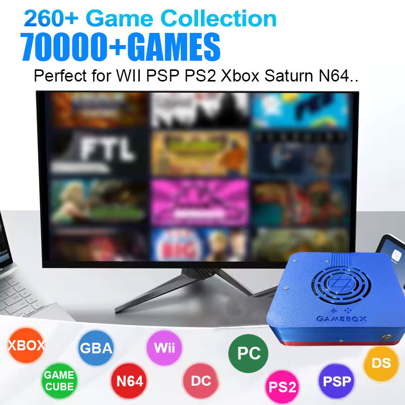 GD10 คอนโซลเกมย้อนยุคระบบคู่ I - Retro Gaming Mini Pc บทวิจารณ์และราคา