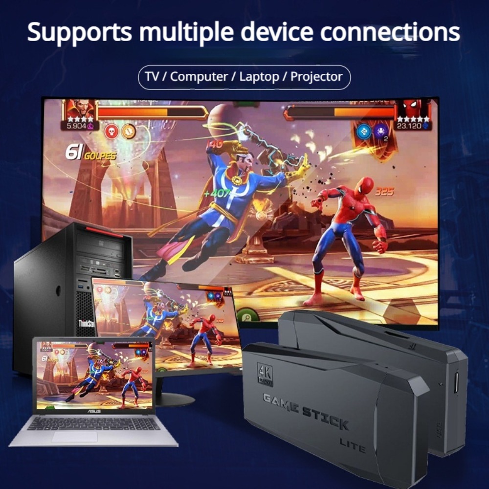เครื่องเล่นเกมพกพา 4K Retro Ga - Retro Gaming Arcade Console บทวิจารณ์และราคา