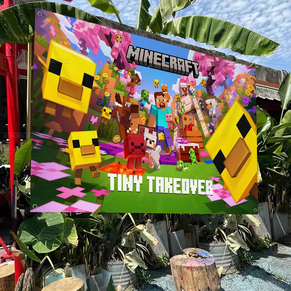 เกมย้อนยุค M-Minecraft ธงสีสัน - Retro Gaming Banner บทวิจารณ์และราคา