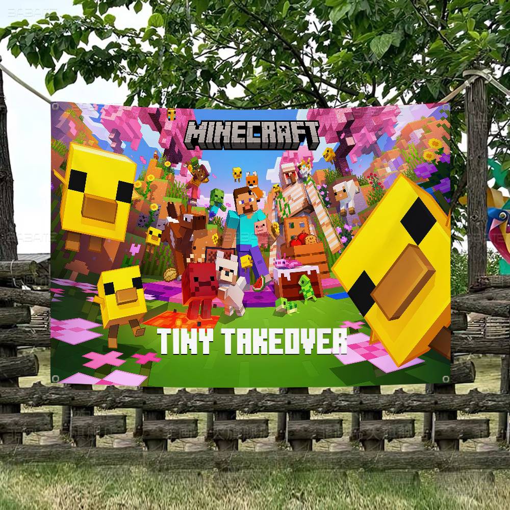 เกมย้อนยุค M-Minecraft ธงสีสัน - Retro Gaming Banner บทวิจารณ์และราคา