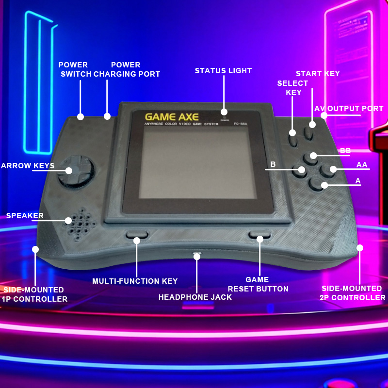 เครื่องเล่นเกมพกพา PFT Elite ข - Retro Gaming Arcade Console บทวิจารณ์และราคา