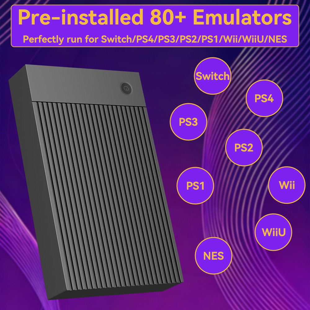 ฮาร์ดดิสก์เกมแบบพกพาขนาด 4TB พ - Retro Gaming Emulator Pc บทวิจารณ์และราคา