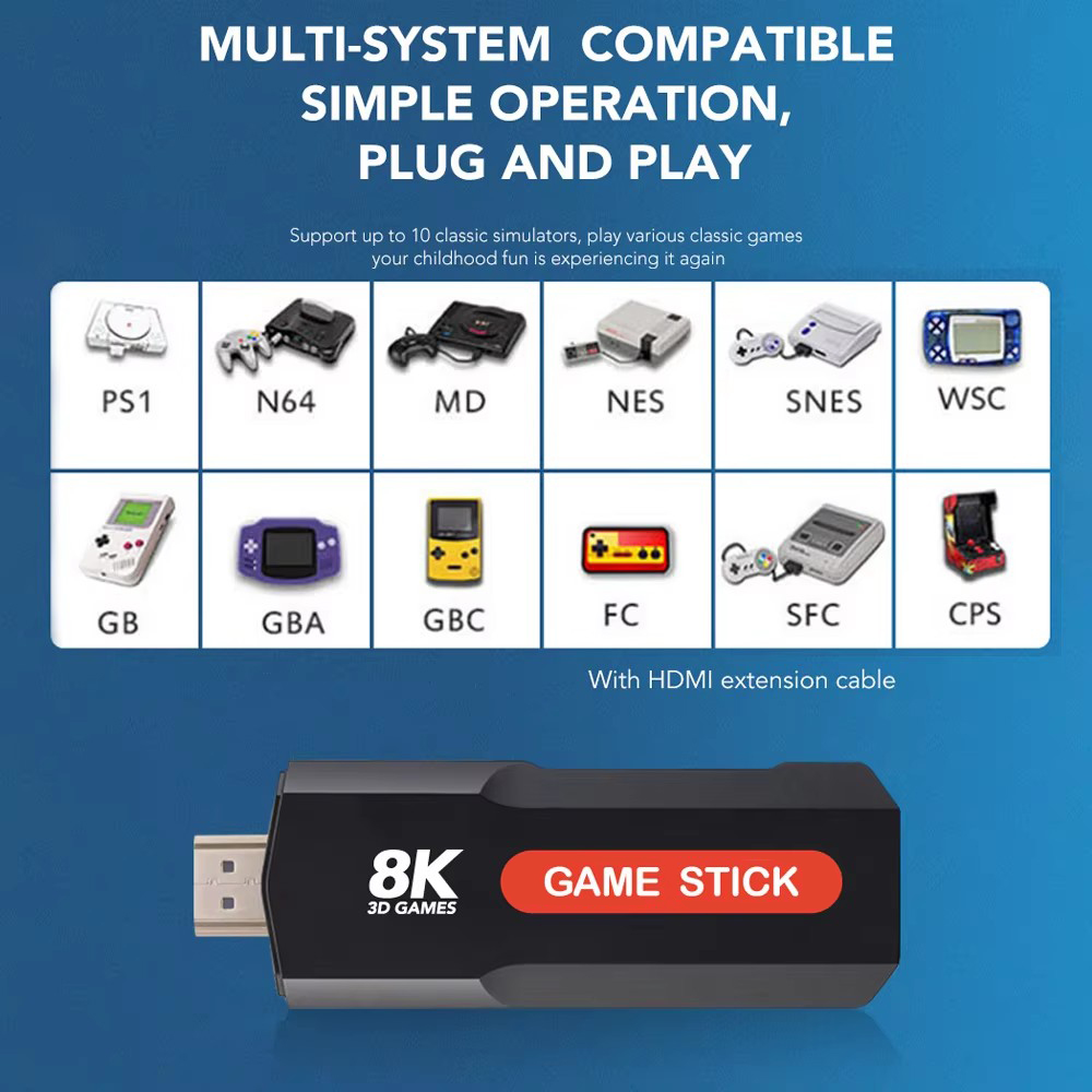 X2 เกมสติ๊ก HD 4K 8K 3D คอนโซล - Retro Gaming X2 บทวิจารณ์และราคา