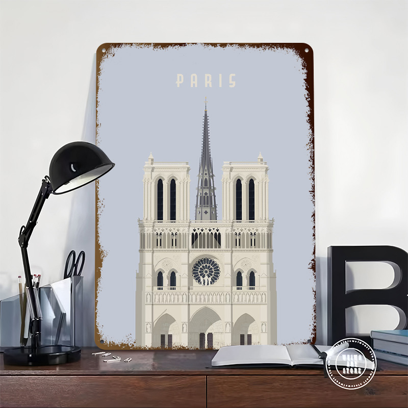 โปสเตอร์โลหะลายการเดินทางในปาร - Retro Gaming Paris บทวิจารณ์และราคา