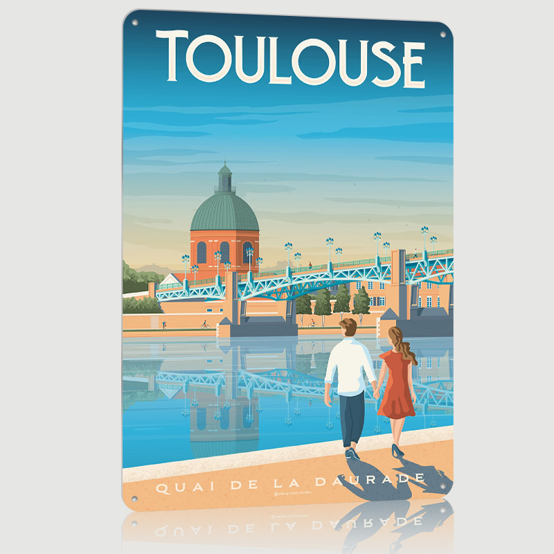 โปสเตอร์โลหะพิมพ์ลายทูลูส ฝรั่ - Retro Gaming Toulouse บทวิจารณ์และราคา