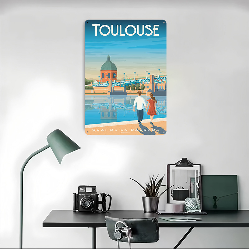 โปสเตอร์โลหะพิมพ์ลายทูลูส ฝรั่ - Retro Gaming Toulouse บทวิจารณ์และราคา