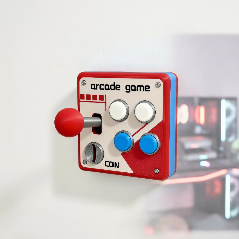 แผ่นสวิตช์ปุ่มเกมอาร์เคดสไตล์เ - Retro Gaming Gif บทวิจารณ์และราคา