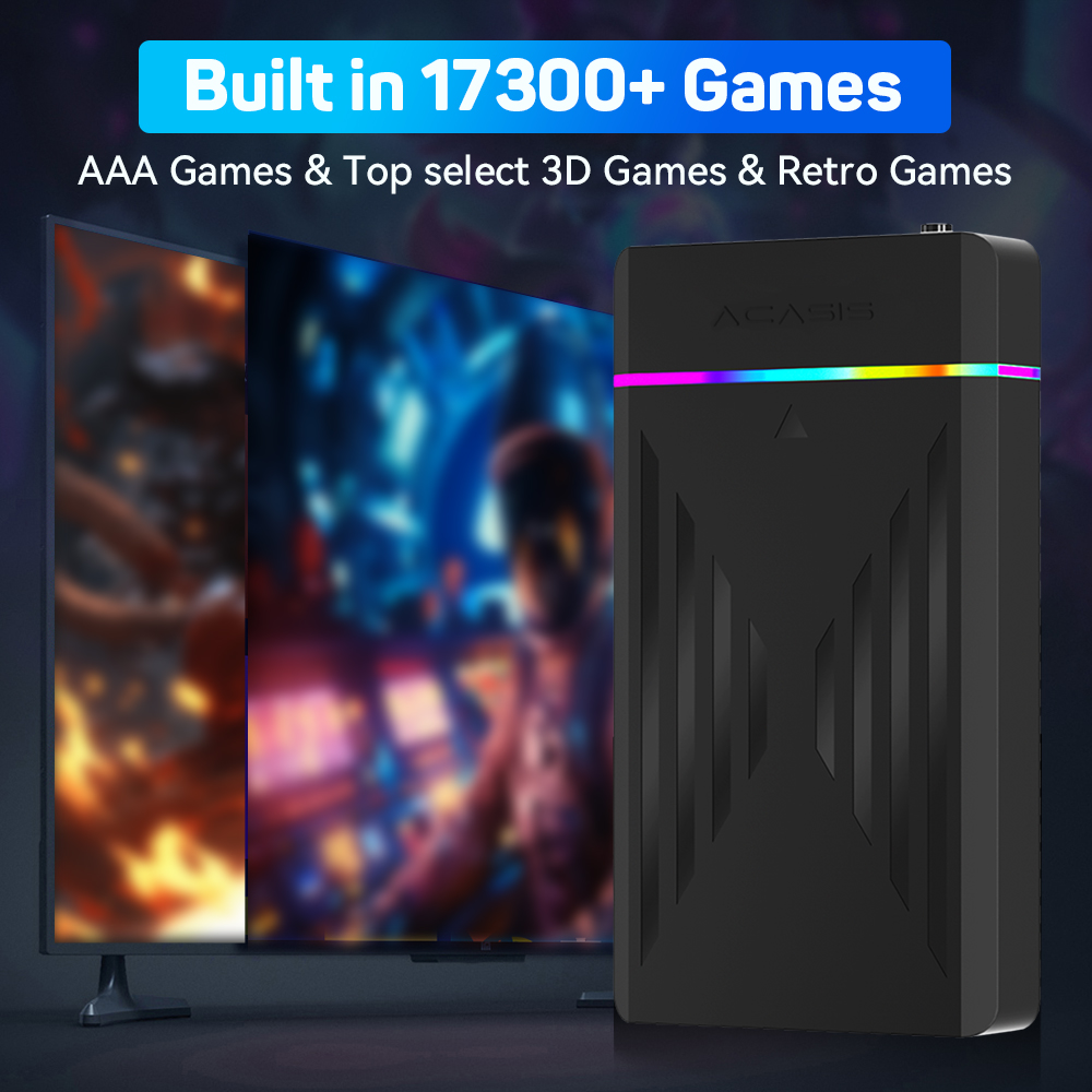 3TB แบบพกพา HDD LaunchBox/Retr - Retro Gaming Mini Pc บทวิจารณ์และราคา